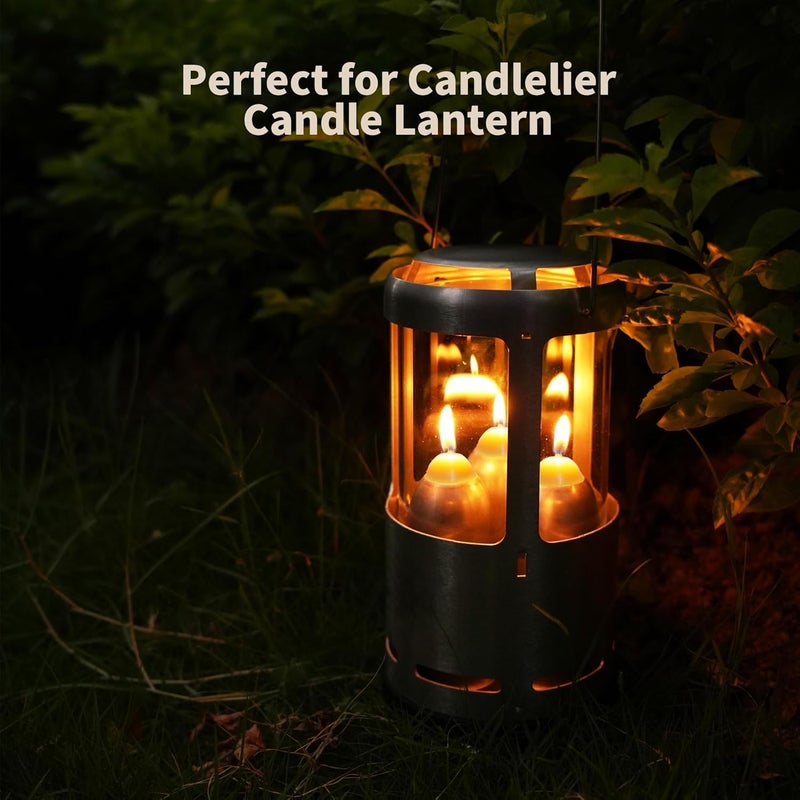 NOMFIX 12-Hour White Candles Compatible with Candle Lanterns, Long-Burning Candles for Outdoor, Camping, Emergency, Survival Emergency Preparedness- 20Pack - Image 3